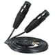 thumbnail image 1 of Cable adaptador de audio de 3 pines, doble XLR macho hembra a RCA macho de 3,5 mm. 3 metros, 1 of 9