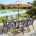thumbnail image 3 of TLSUNNY Patio Dining Chairs Set of 4, Outdoor Stackable Furniture, for Garden, Backyard, Poolside, 330lbs, 3 of 12