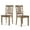 Light Brown, variant on AFO Wood Dining Chairs Set of 6 with Curved Backrest for Kitchen and Dining Room,Black