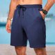 thumbnail image 1 of WILLBEST Pantalones Cortos para Hombre, Pantalones de Playa de Verano para Hombre, Pantalones Cortos Casuales Holgados con Cordón y Bolsillo A Rayas para Hombre, 1 of 3