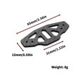 thumbnail image 2 of Placa de batería de torre de choque de fibra de carbono, placa de parachoques de segundo piso para Tt02 Tt-02 1/10 Rc Car U, 2 of 5