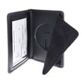thumbnail image 2 of ASR Federal Black Bifold Leather ID Card and Badge Holder Police Gear, Round, 2 of 9