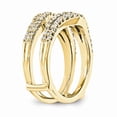 thumbnail image 6 of 14K Yellow Gold Ring Band Engagement Diamond Round White, 6 of 6