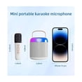 thumbnail image 3 of Bocina Bluetooth Inalámbrico Portátil Con Micrófono Karaoke, 3 of 3