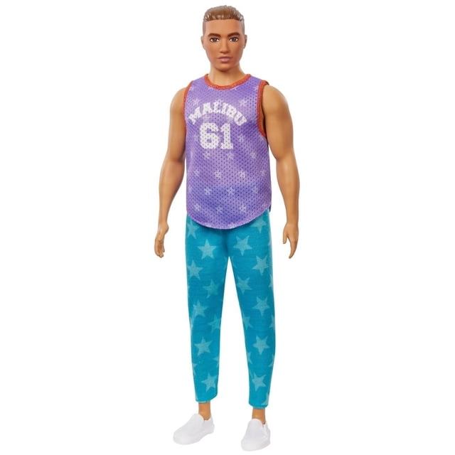 Muñeco Barbie Fashionista Ken Estampado de Estrellas