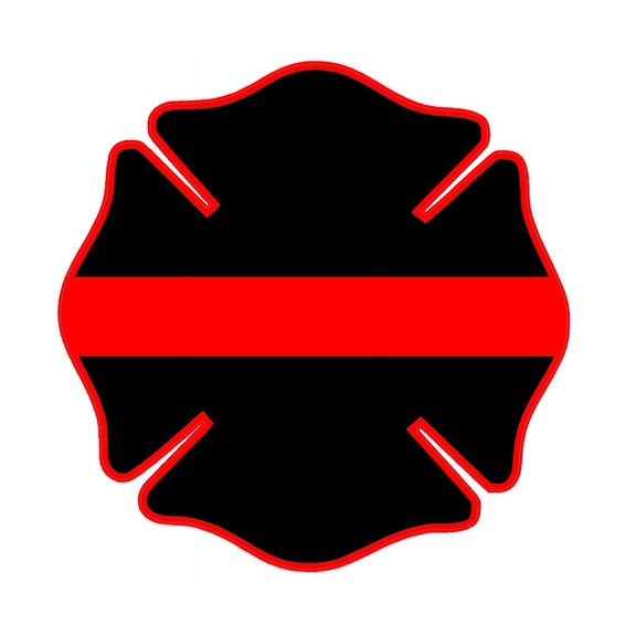 Fire Deparment Logo (T23) 4" Firefighter Vinyl Decal Sticker Car Window