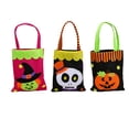 thumbnail image 2 of Inteprter Bolsa de dulces Accesorios de Halloween Juguete para niños con asa Bolsa de calabaza Artesanía Festival Accesorios Escena Arreglo Paquete de Kits de decoración para fiestas Calavera negra Inteprter HA068067-02, 2 of 6