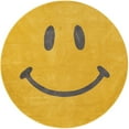 thumbnail image 2 of Unique Loom Whimsy Kids Collection Area Rug - Smilie (7' 10" Round Yellow/Blue), 2 of 5