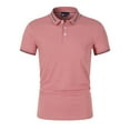 thumbnail image 2 of New Polo Shirt Men Solid Casual Cotton Polo Men Slim Fit Short Sleeve Men's Polo, 2 of 6