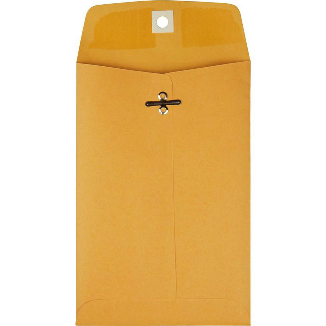 Quality Park Clasp Envelope, 5 x 7 1/2, 28lb, Brown Kraft, 100/Box -QUA37835
