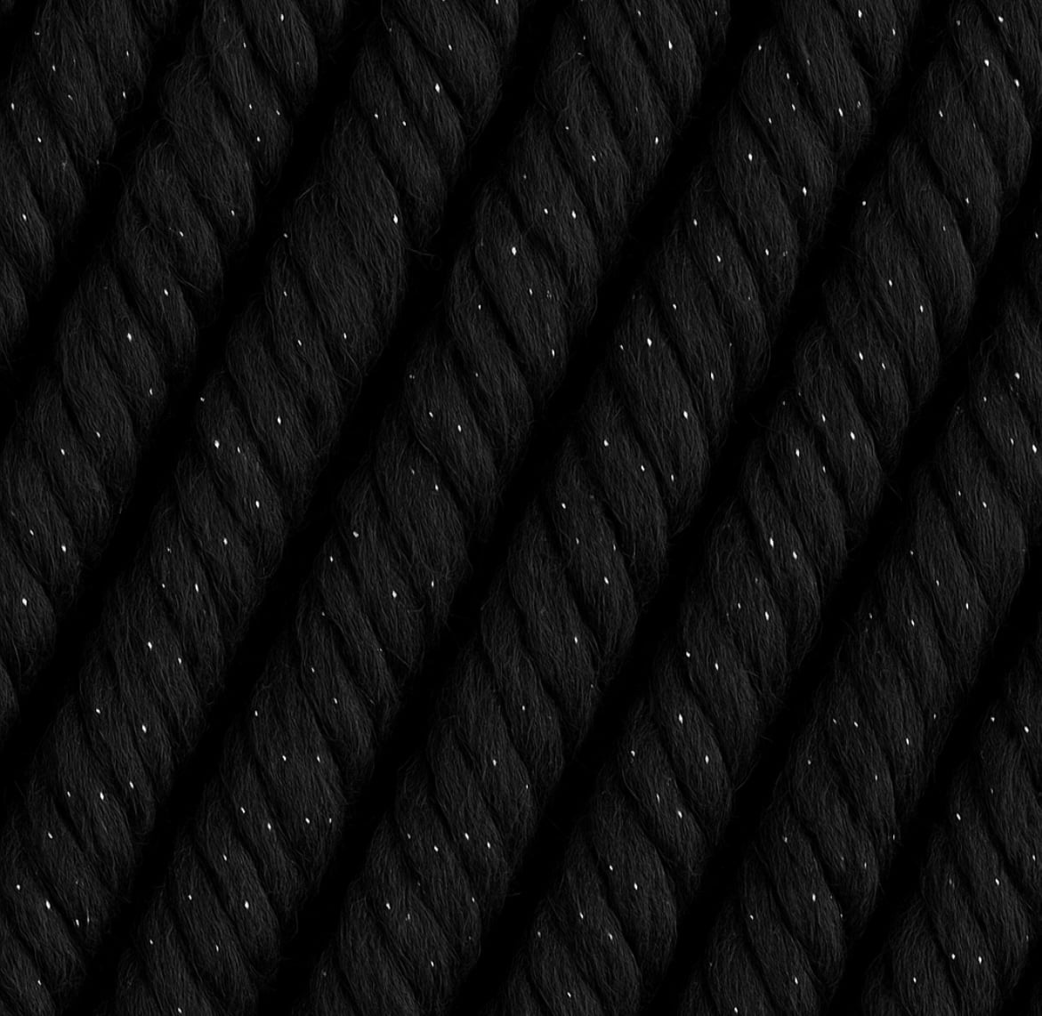 Fun Express Black Twinkle Medium Weight Acrylic Yarn - 2 Skeins