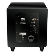 OSD Audio Nero DueVoce X8 Dual 8-inch Drivers, 300W Deep Bass, Class D, 107dB SPL, Compact High-Gloss Black Finish