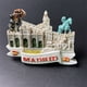 thumbnail image 3 of Imán para nevera Madrid Cityscape 3D, resina, recuerdo de España, 3 of 3