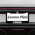 thumbnail image 7 of Fishing License Plate Prame Aluminum Auto Parts License Plate Decorative Screws Fit Standard 2 Holes 1 U.S. License Plate, 12.2x 6.3 Inch, 7 of 7