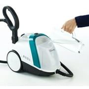 POLTI Continuous Fill Steam Cleaner for Home Use with 10 Attachments - Works for Tile Floor with Grout, Carpet, Hardwood & Upholstery