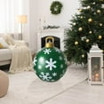 thumbnail image 5 of ddioayh 1PCS PVC Outdoor Inflatable Christmas Ball, 24-Inch Diameter Yard Decoration for Holiday Party Supplies, Xmas Tree Home Garden Decorations, 5 of 6