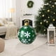 thumbnail image 5 of Adornos navideños, adornos navideños, decoración navideña de 60 cm, inflable de PVC decorado para exteriores, adornos navideños para árboles de Navidad, bola inflable decorada., 5 of 6
