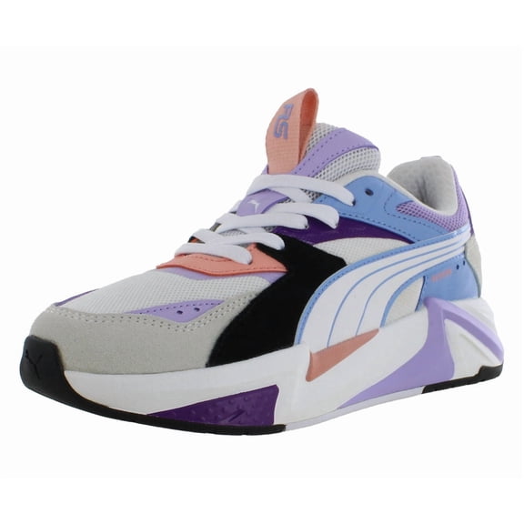 Puma RS Pulsoid GS Boys Shoes Size 5, Color: Puma White/Vivid Violet