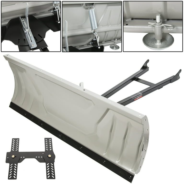 WARN 86766 48 Universal ATV Snow Plow Blade Kit Compatible with Arctic  Cat, Can-AM, Honda, Kymco, Polaris, Suzuki, & Yamaha