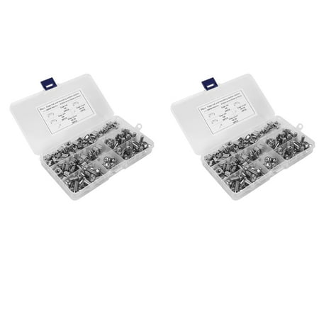 

100 Sets M6 Square Hole Hardware Cage Nuts&Mounting Screws for Server Rack and Cabinet(M6 x 20mm)