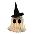 thumbnail image 1 of Decoraciones de Halloween para interiores con luz, repisa decorativa para dormitorio, estatua de Halloween, figura de fantasma de fiesta, fantasma 1 paquete, 1 of 9
