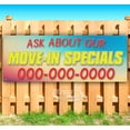 thumbnail image 1 of Ask About Our Move-In Specials 13 oz Vinyl Banner With Metal Grommets, 1 of 4
