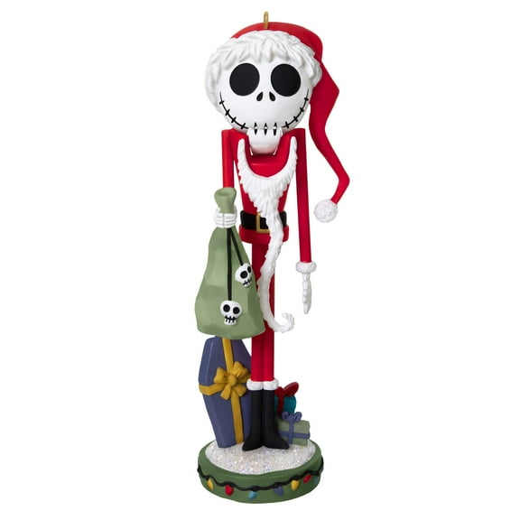 Hallmark Keepsake Christmas Ornament, Disney Tim Burton's The Nightmare Before Christmas Santa Jack Skellington Nutcracker