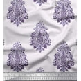 thumbnail image 1 of Soimoi Cotton Poplin Fabric Block Paisley Print Fabric by The Yard 42 Inch Wide, 1 of 1