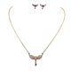 thumbnail image 1 of Crystal Jewelry Rhinestone Colgante Collar Pendiente Collar Joyas De Mujer Yuyangstore Pendientes de collar de oro, 1 of 7