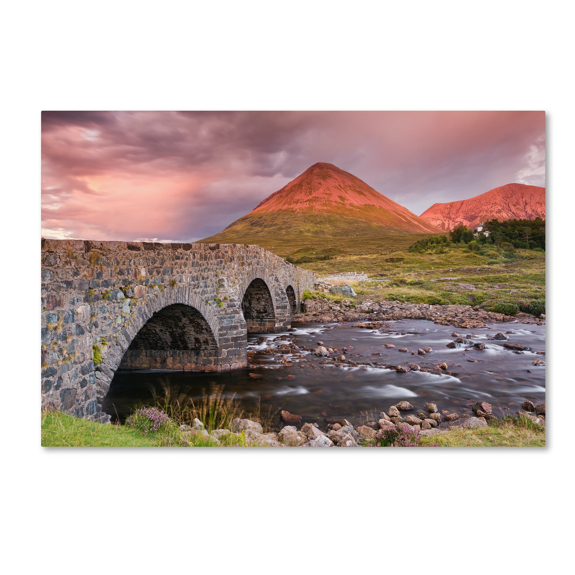 Trademark Fine Art "Scottish Bridge" Canvas Art by Michael Blanchette Photography