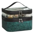 thumbnail image 1 of Belle Mountains HTS-0395 Neceser Maquillaje De Viaje De Doble Capa Cosmetiquera Bolsa Verde, 1 of 8
