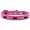 Bright Pink, variant on Dog, Puppy Pet Widget Fashion Collar, "Black Bone"