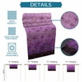 thumbnail image 6 of Purple Geometric Table Runner - 120 Inch Long Ombre Modern Abstract Art Cotton and Linen Blended Dress Scarves Farmhouse Table Runner for Kitchen Dining, Coffee Table, 13" x 120", 6 of 8