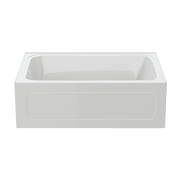 Proflo PFS6042LSK Hillsboro 60 X 42 Three Wall Alcove Acrylic Soaking Tub, White