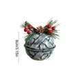 thumbnail image 3 of Deeceymbur Christmas Decorations Iron Texture Bells Vintage Pendant Christmas Tree Scene Decoration, 3 of 6