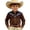 AA~Brown69, variant on Hiijoy Long Sleeve Western Shirt for Boys Cowboy Comfortable Button Up Shirt, Sizes 4-5