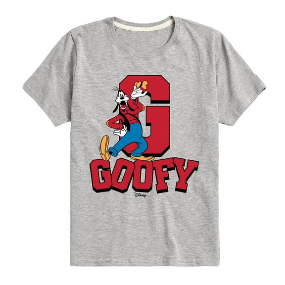 Disney - Goofy College - Sporty Athletic - Toddler and Youth Short Sleeve T-Shirt