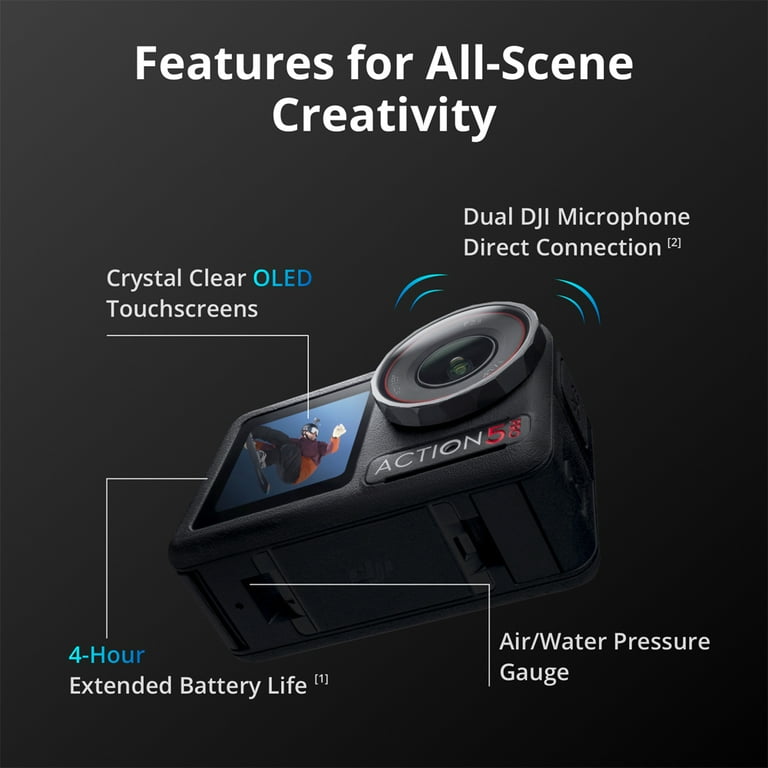 DJI CP.OS.00000377.01 Osmo Action 5 Pro Standard Combo, 4