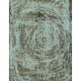 thumbnail image 1 of Ahgly Company Indoor Rectangle Abstract Dark Sea Green Abstract Area Rugs, 7' x 10', 1 of 6
