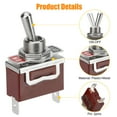 thumbnail image 2 of PrePat Heavy Duty 20A 125V & 15A 250V Toggle Switch SPST On-Off Amp 2 Terminal Car Boat, 2 of 7