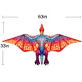 thumbnail image 2 of HENGDA KITE New Dragon Kite Outdoor Sport Polyester Materials Gift, 2 of 7