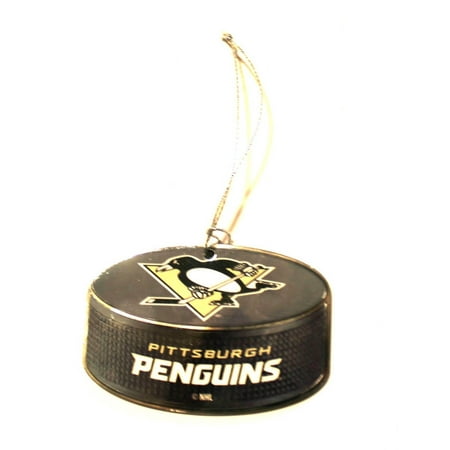 - Pittsburgh Penguins Hockey Puck Christmas Ornament