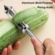 thumbnail image 3 of Pelador de verduras 3/5 en 1, herramienta multifuncional para pelar verduras a prueba de herrumbre, conveniente, 3 of 9