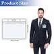 thumbnail image 2 of 50Pcs ID Card Holder, Plastic Horizontal Name Tag Clear Waterproof Plastic Badge Holder Lanyard ID Card Holders for Multiple Cards, 100x85mm, 2 of 5