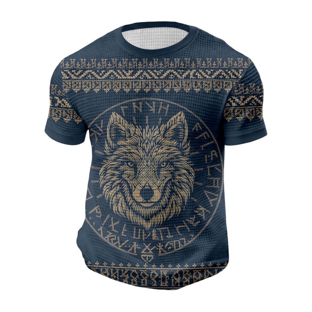 Breathable Knit Print T Shirt For Everyday Comfort And Tech Performance Men Top Daily Wear Modern Relaxed Fit T Shirt For Spring Summer