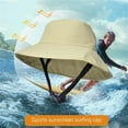 thumbnail image 5 of SkyAuks Bucket Hats for Men with Hat Clip, Sun Hat for Men, Waterproof Surf Hat for Men and Women, Beach Hat with Adjustable Chin Rope, Beige, 5 of 8