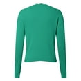 thumbnail image 4 of Womens Cardigan Sweaters Long Sleeve Knit V-Neck Button Down Lightweight Sweaters for Women Open Front Green Layering Top Fashion Clothing, 4 of 4