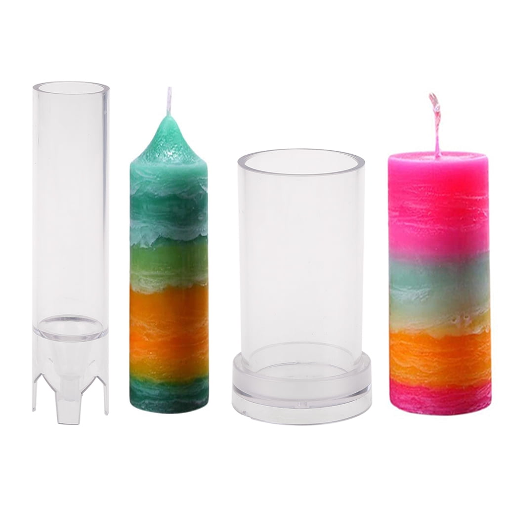 Candle Molds for Candle Making Plastic Pillar Candle Making Kit Large