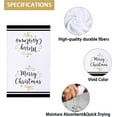 thumbnail image 6 of Merry Christmas Trees Dish Towels, 18 x 26 Inch Seasonal Winter Xmas Black Stripe Decoration Tea Towels for Cooking Baking Set of 2, 6 of 6