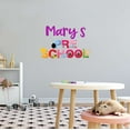 thumbnail image 3 of Ocean Pre School Personalized Sea Creature Daycare Playground Letters Teacher Classroom Student Homework Artwork Holiday Gift Decorating Ideas Bedroom Wall Decal Sticker - Size: 30 In X 21 In, 3 of 5